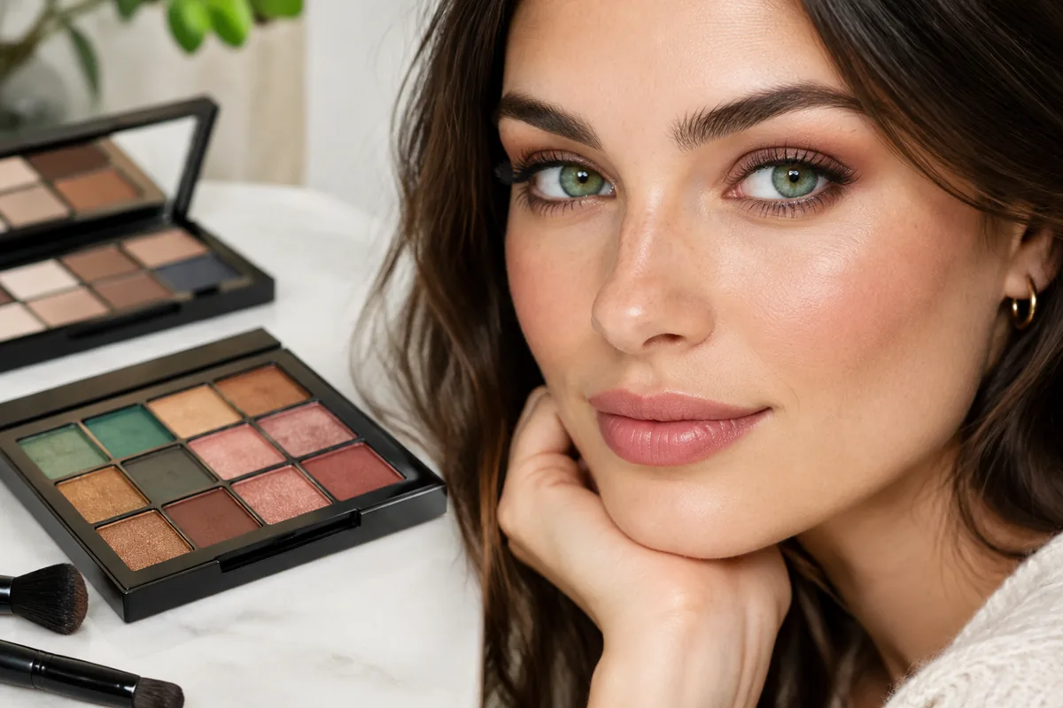 Comment choisir une palette de maquillage pour des yeux verts ?